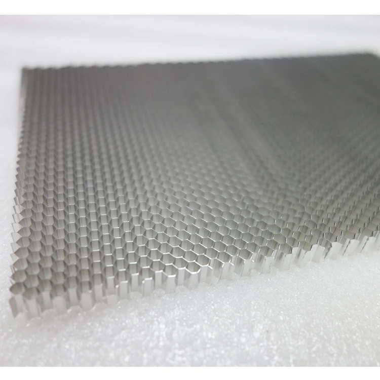 Metal mesh coated honeycomb perforated steel plate with fireproof