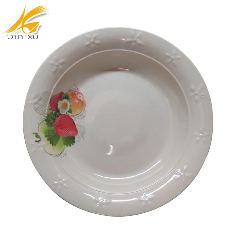 Chinese supplier dishes and plates 12pcs melamine dinner set