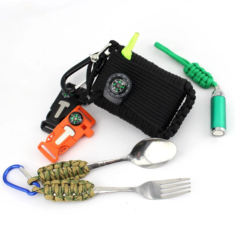 China Factory Wholesale Price Camping Climbing Mountain Emergency Survival Tools Kit Outdoor Activities First Aid Kit 29
