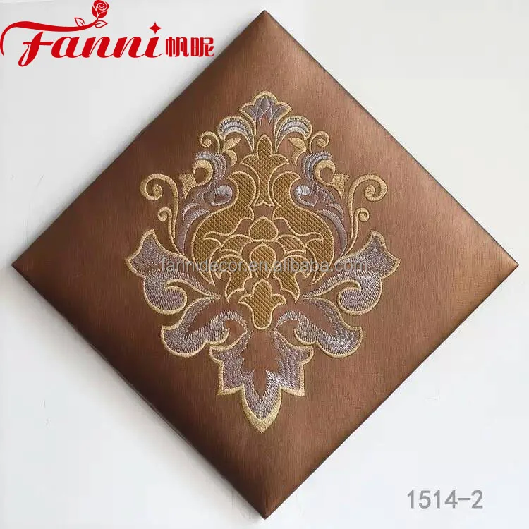 Custom Pattern Embroidered Upholstery Stock Lot Cheap PVC Leather Fabric Gray For Cushion