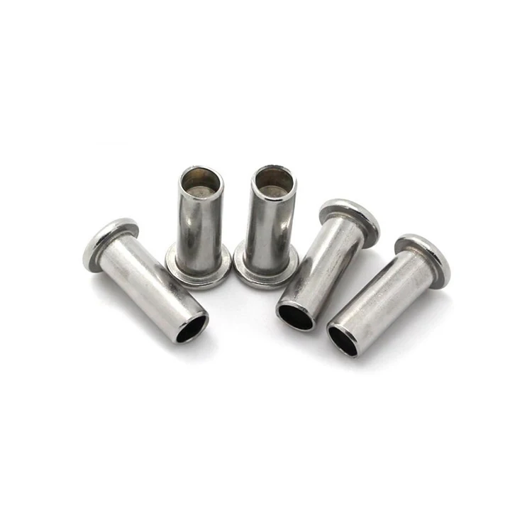 Carbon Steel Galvanized Flat Head Tubular Rivets/Tube Rivets DIN7339