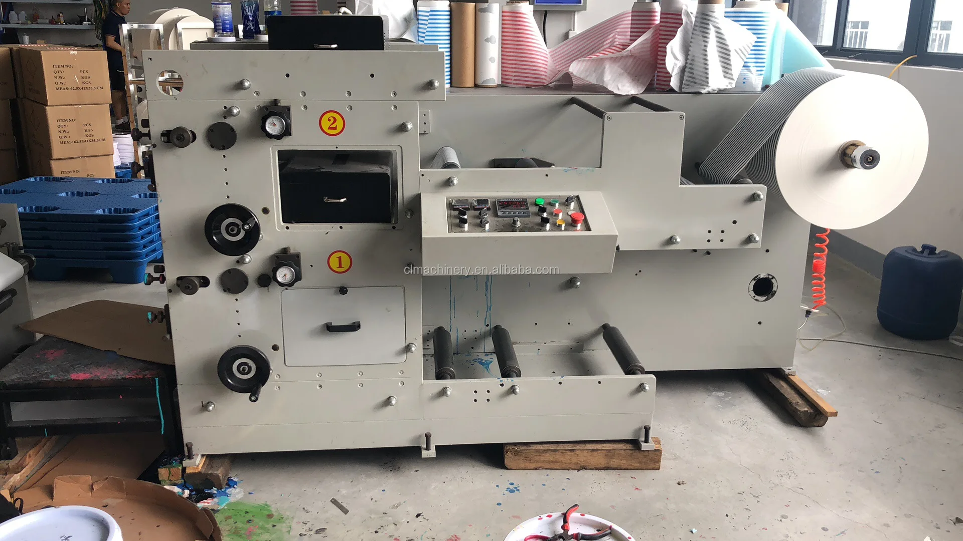 Two-color Straw Paper Flexo Printing Machine