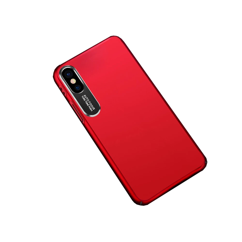 Алюминий матовый металлический корпус телефона для iphone X