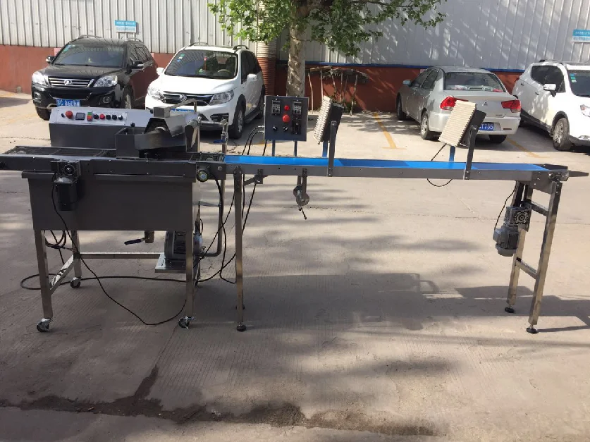 chocolate bottom enrobing machine bar ball making