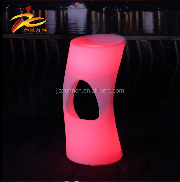 Перезаряжаемый стул со светодиодной подсветкой, барный стул и сиденье, 16 цветов