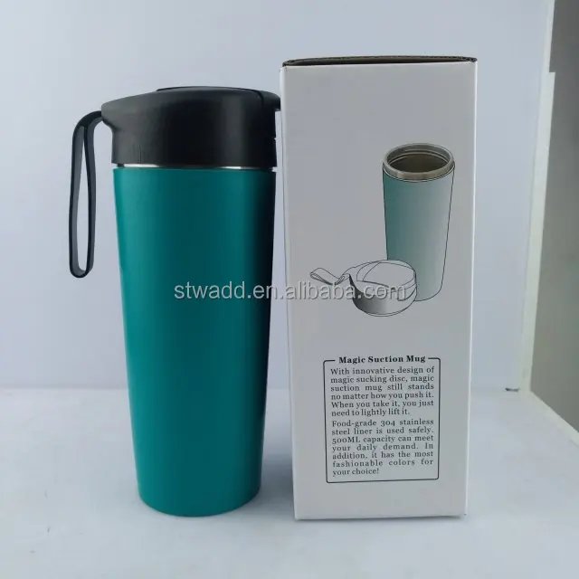 SELECTION INEEDU Unique Style Vacuum Suction Cup Inside Non Falling Mug Metal Customized CLASSIC Mugs Stainless Steel China