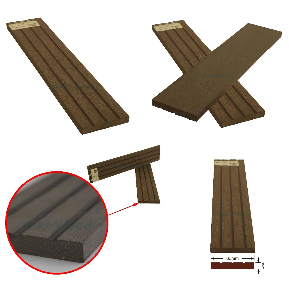 
Wood Plastic Composite Tile WPC Foam Board WPC Ceiling 