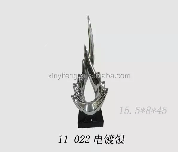 FRP Office Resin Decoration Concise Modern Sculpture Abstract Artware