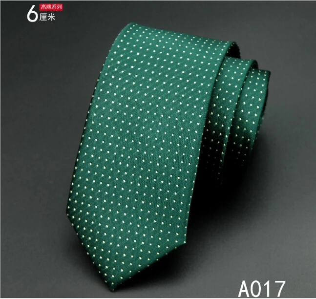 
S11265A High quality Korean style Custom Mens Skinny Checks Silk tie 