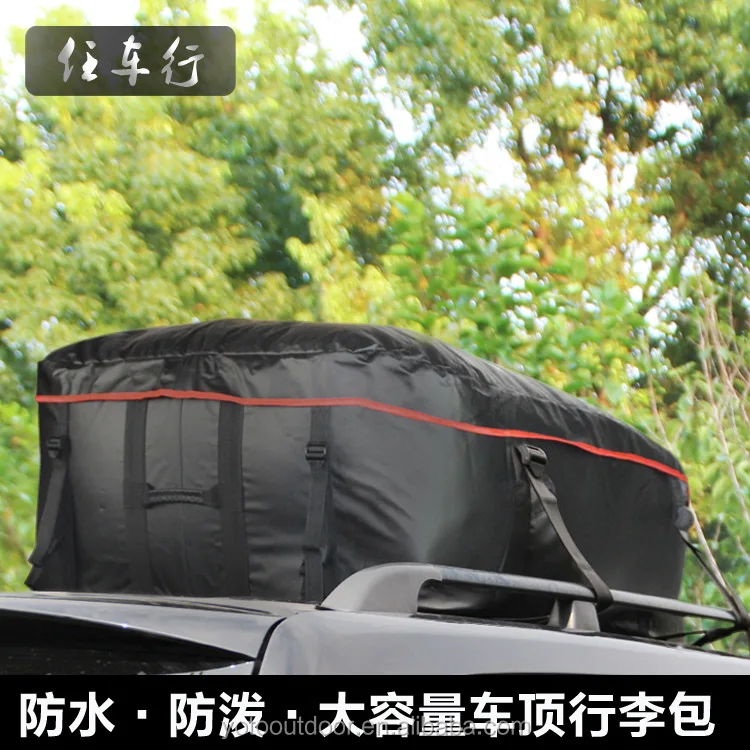 2019 Trending Durable Tarpaulin Waterproof Car Roof Top Cargo Bag Luggage Carrier 227L