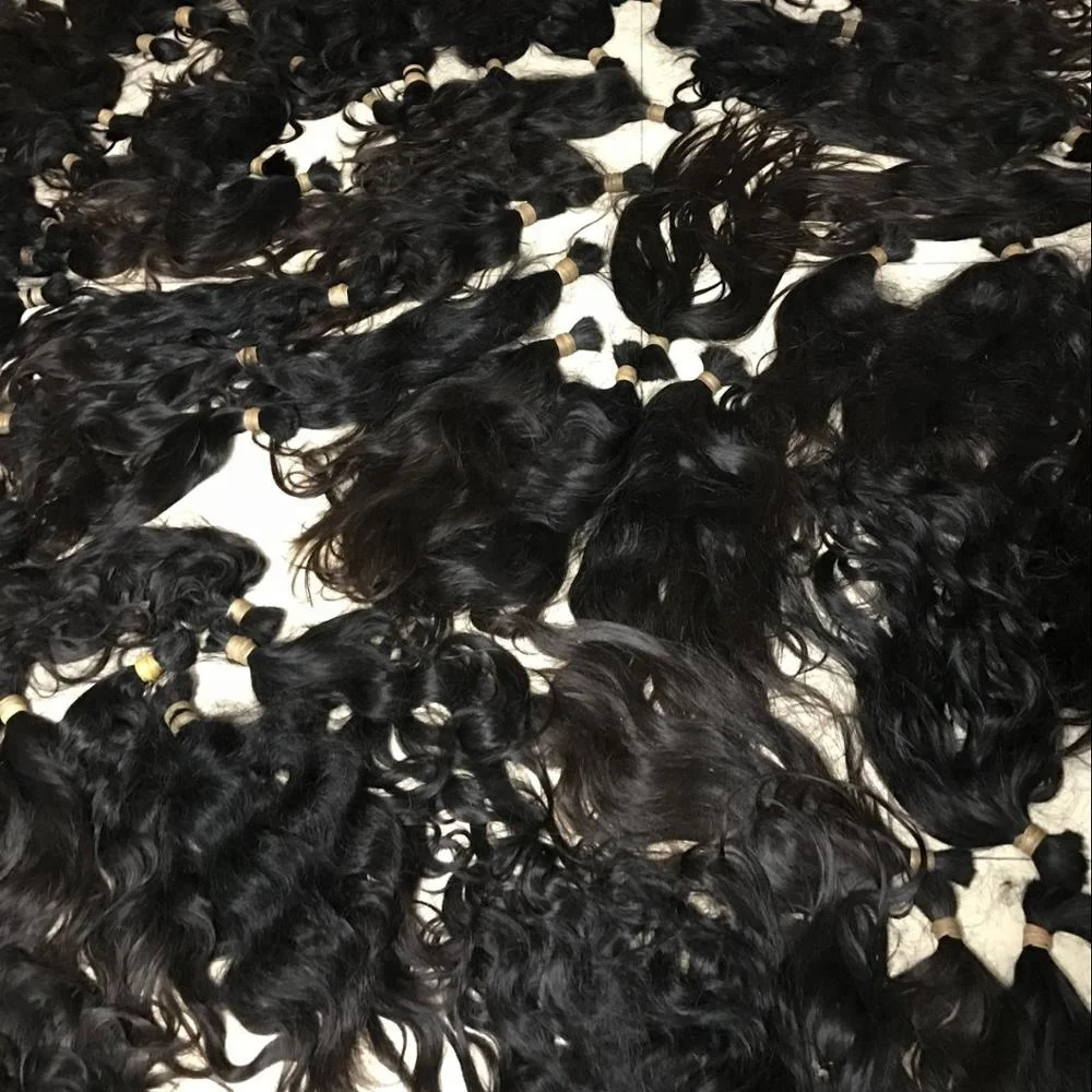 100% loose 1 kilo virgin human hair bulk extension wholesale suppliers