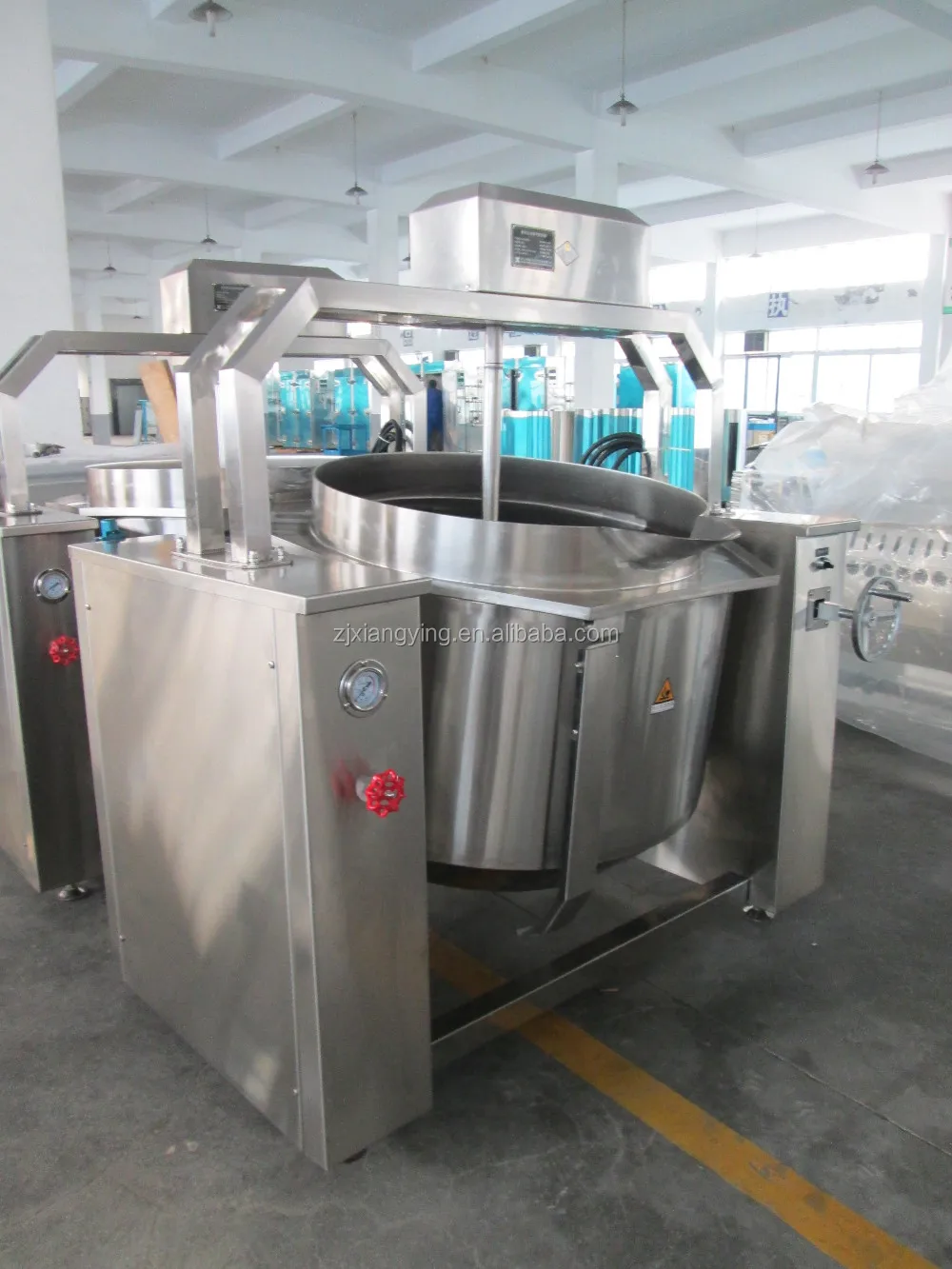 XYJBG-H500 Lowest price high quality gas sauce mixing kettle vessel jam boiling boiler with stirrer mixer cooker