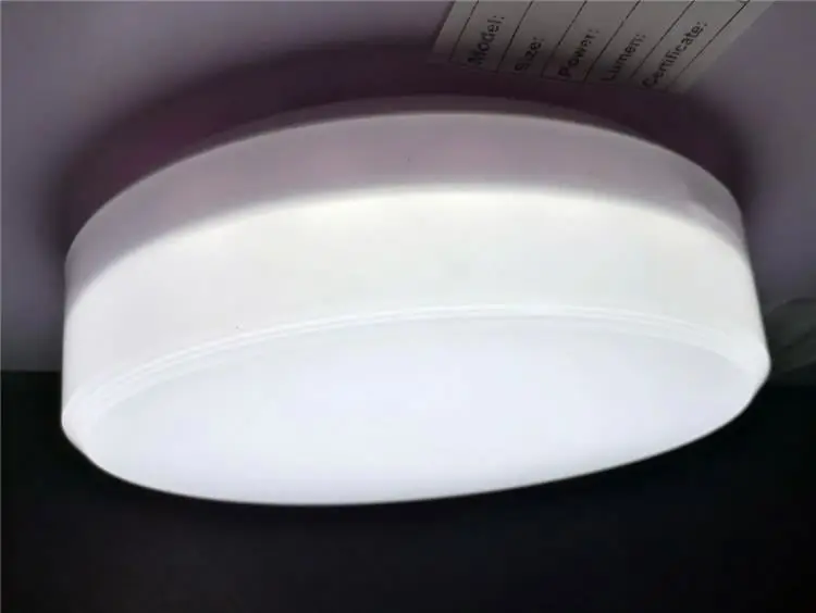 
Flat Led Ceiling Panel Lights Home Hotel Decorative Lighting Round 7W/13W/16W/22W Can Used for Puzzle Lamp Office Milky PC Cover 