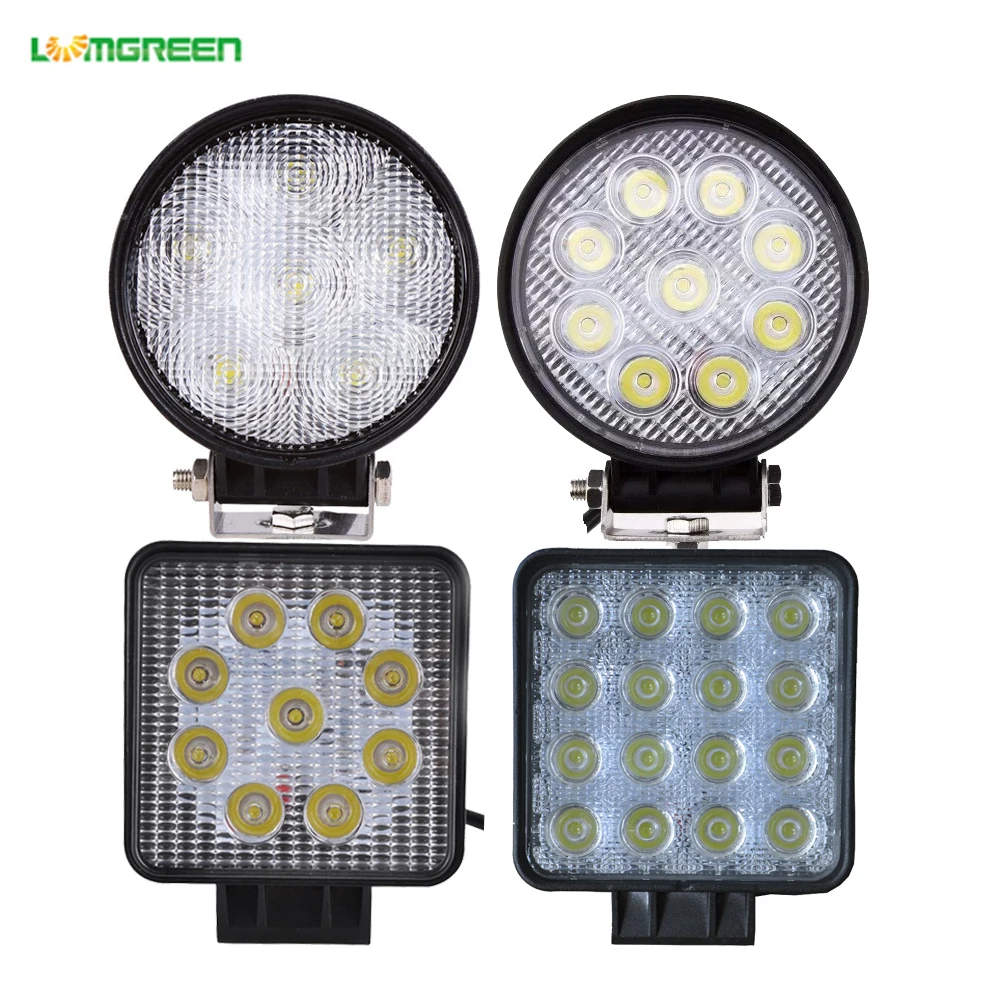 
18W 27W 42W 48W Round Square Truck LED Work Light 