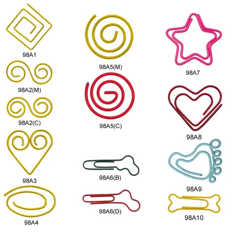 Colored pvc coated paper clip, jumbo gem clip with best price