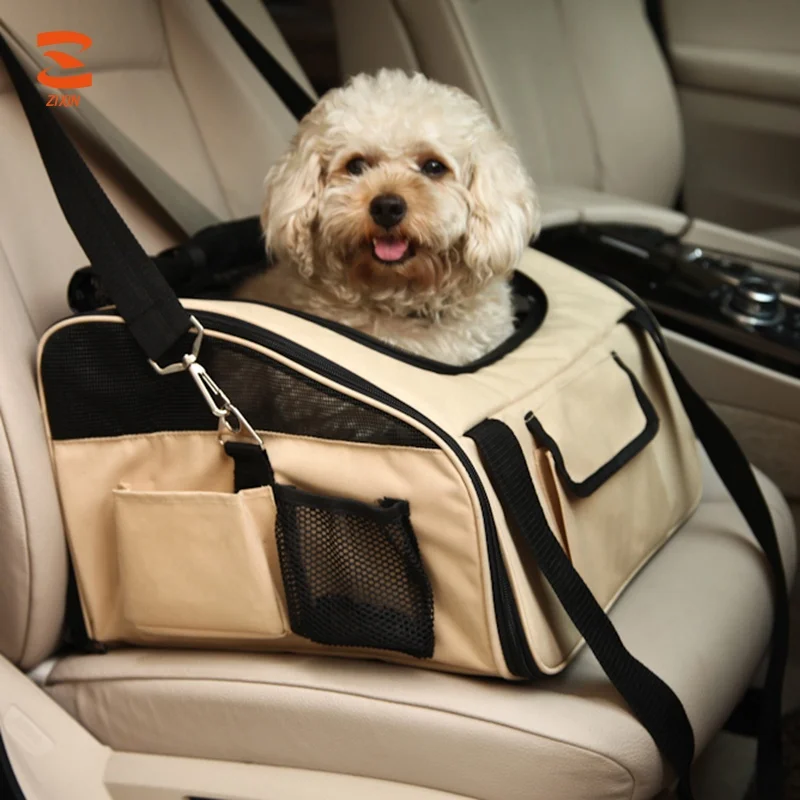 Large Pet Car Seat Carrier Dog Cat Car Booster Seat Travel Pet Bag