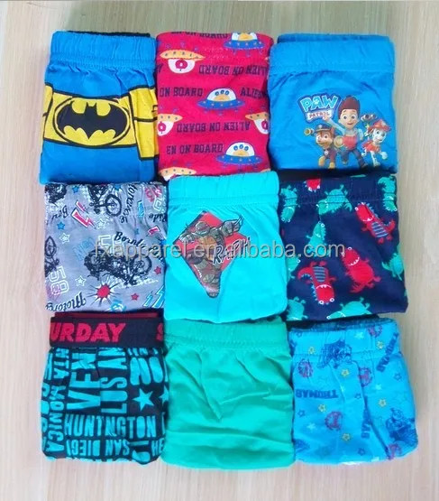 
Mixed Style Mixed Size Printed cotton Boy child brief underwear boys cotton Brief panty 