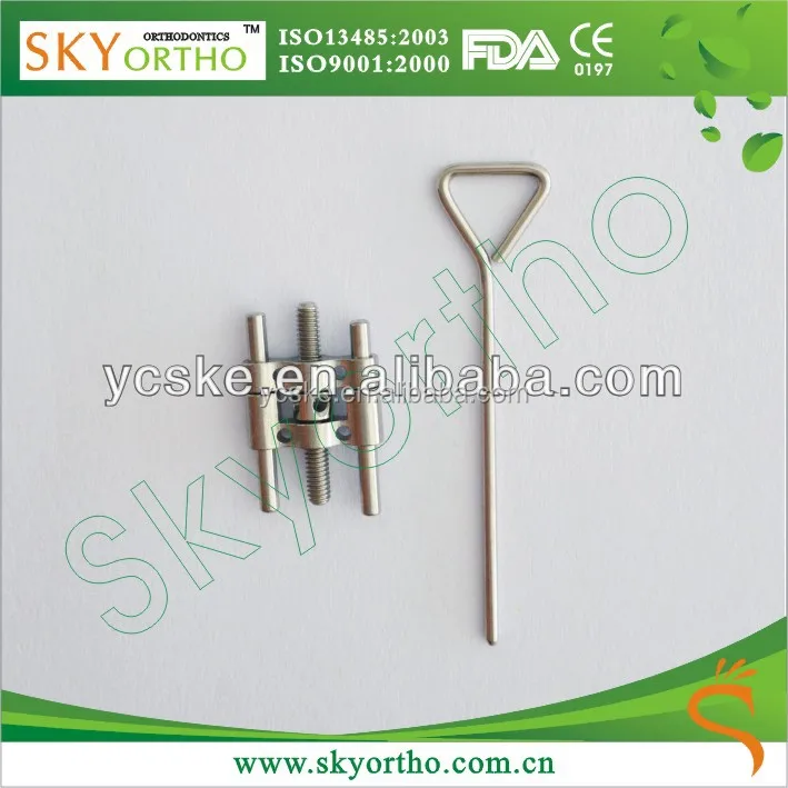 Orthodontic Palatal Expander hyrax Stainless steel Expansion Screw
