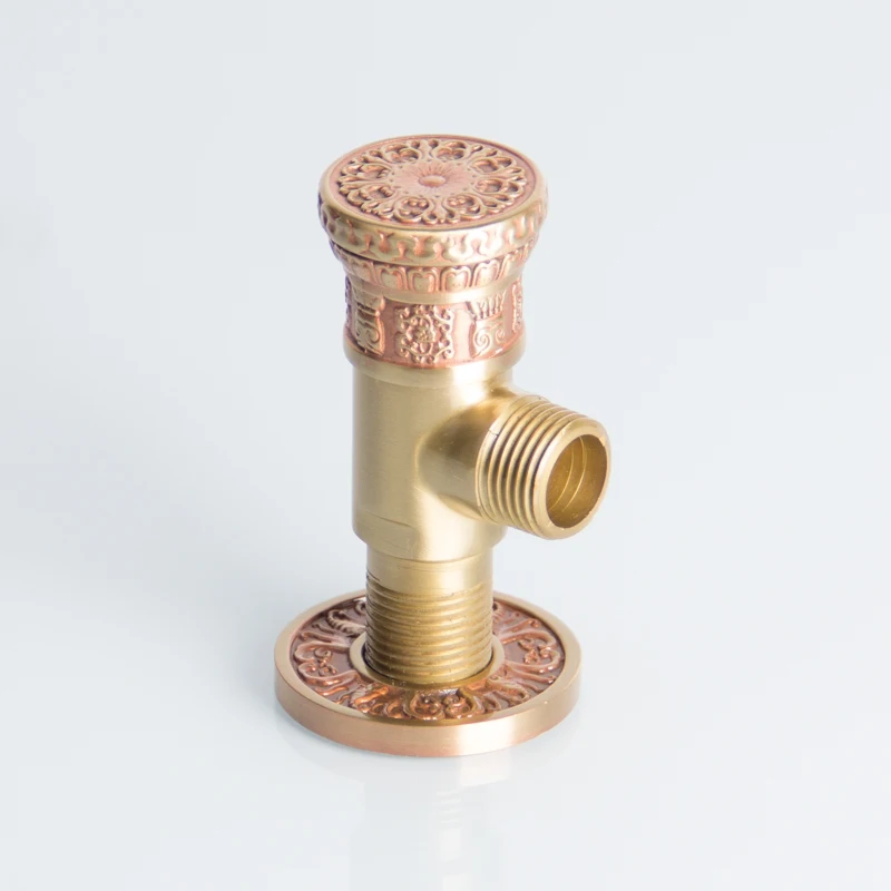 Deluxe Two Way Valve Brass Angle Valve Kitchen Fittings Stop Cock Valve