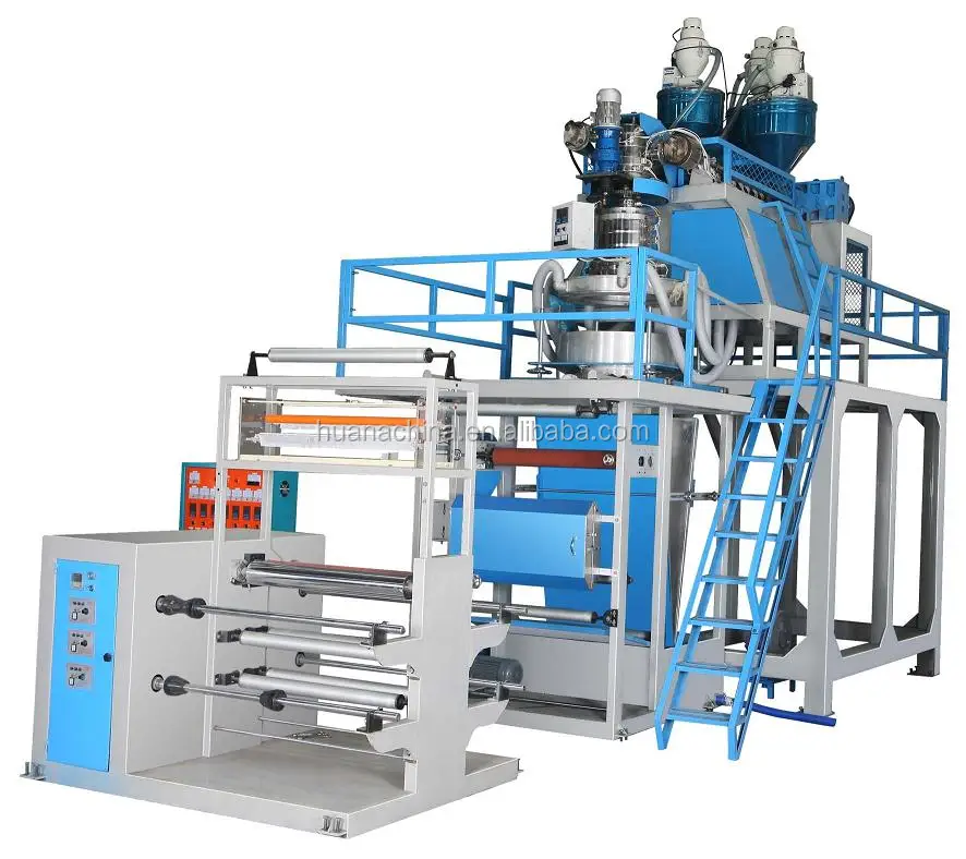 
SJ50-FM700 PP BOPP OPP PE plastic extrusion film blowing machine 