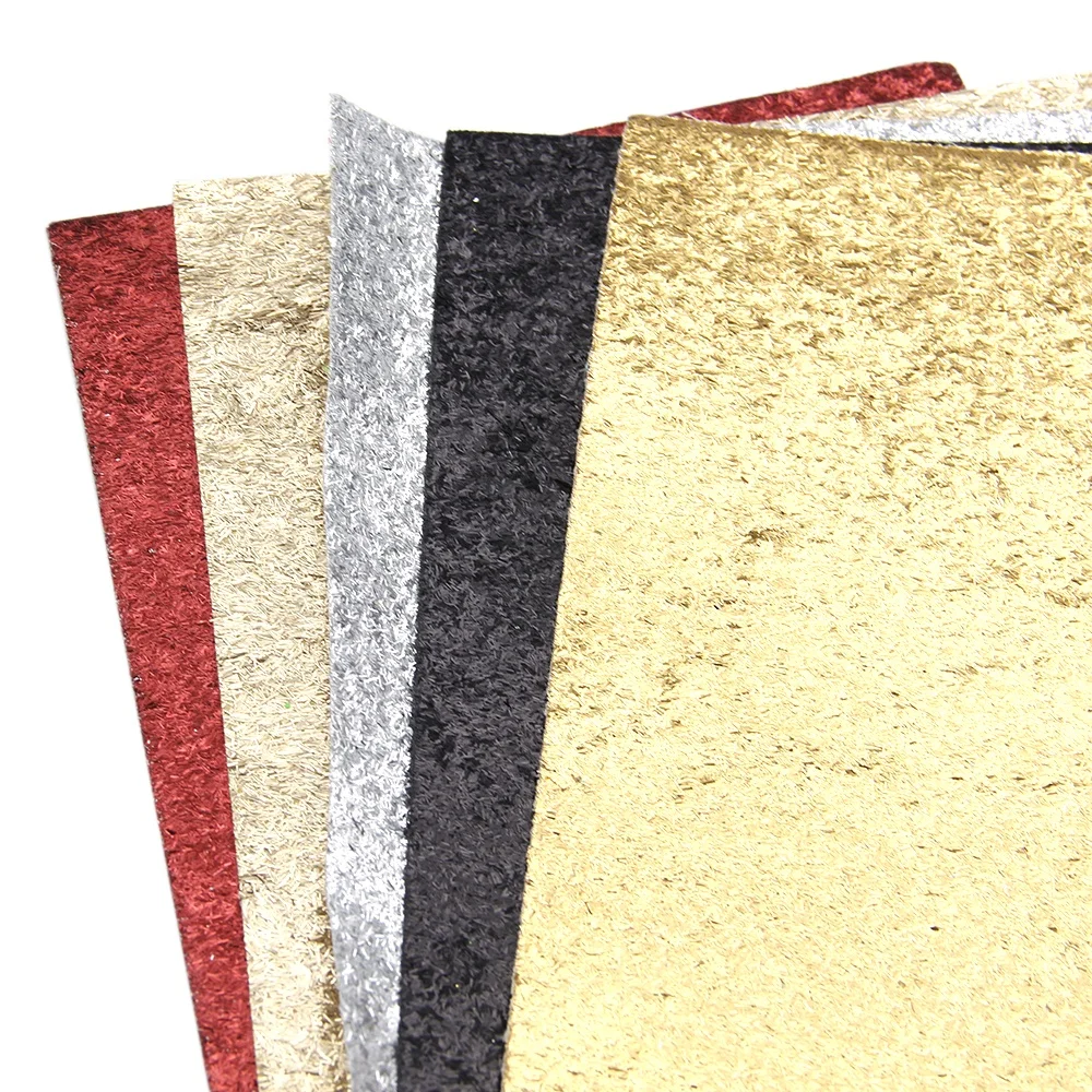 Chunky Glitter Leather Fabric For Making Shoes Bags Wall Paper 5752