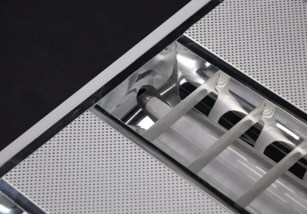 T5 LED Office grille light fixture 4 tubes T5 louver light fittings with 3 years warranty