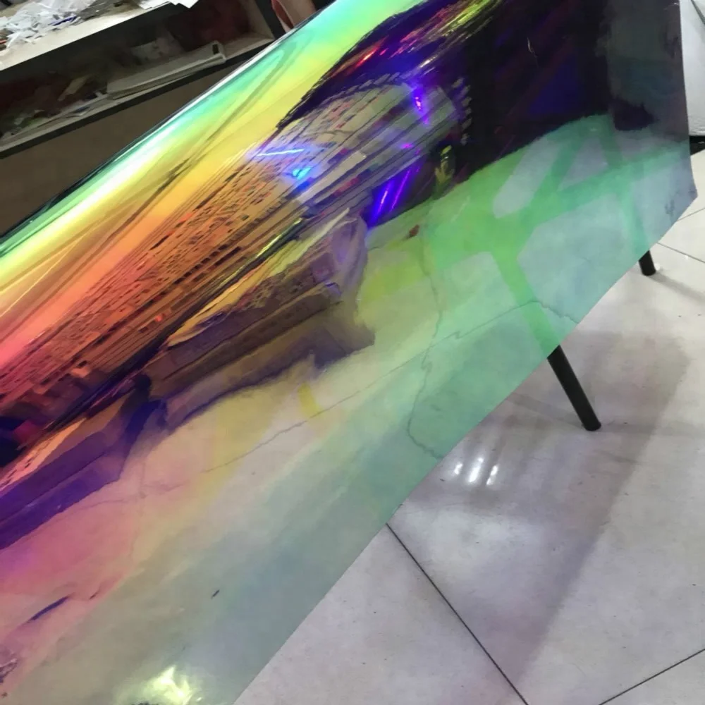 2018 PU leather film with foiled pvc film in holographic heat transfer film