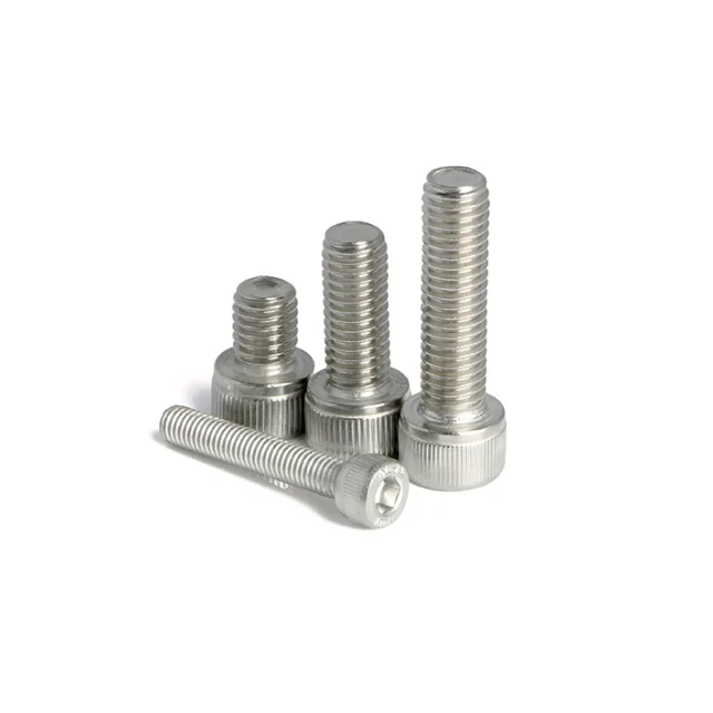 OEM fastener stock stainless steel SS304 SS316  allen screw with free samples M6*80 DIN933 OEM fastener stock
