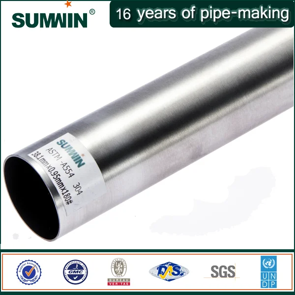 Sus201 301 316 304 нержавеющая сталь цена труб на метр толщина 0.3 ~ 3 мм