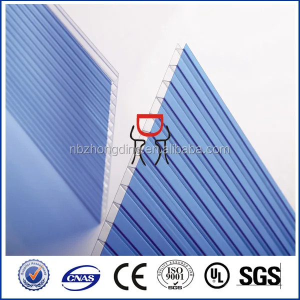 10 years warranty polycarbonate hollow sheets