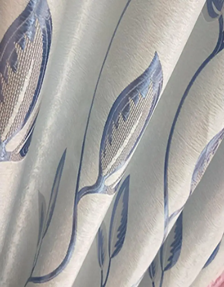 All our website selling by Ready Stock Factory Wholesale Jacquard  Blackout curtain fabric