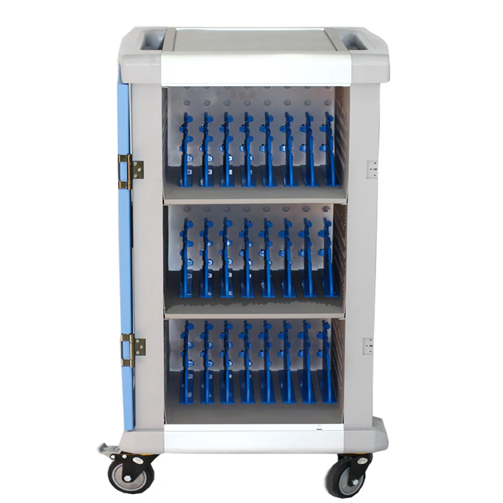  Pochar Y824A Smart Classroom Tablet-charging Cart Chromebook Charging Trolley