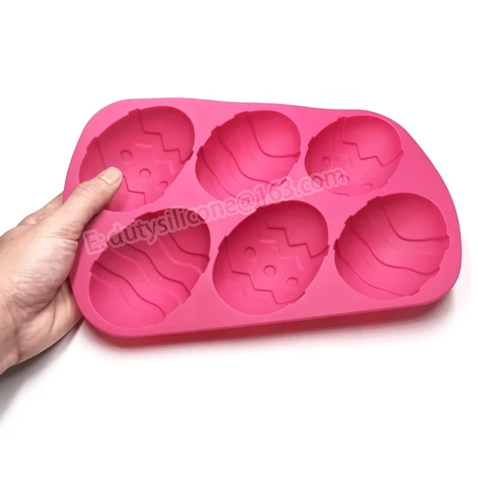 custom logo 3d oval egg shape silicon soap making moulds for handmade