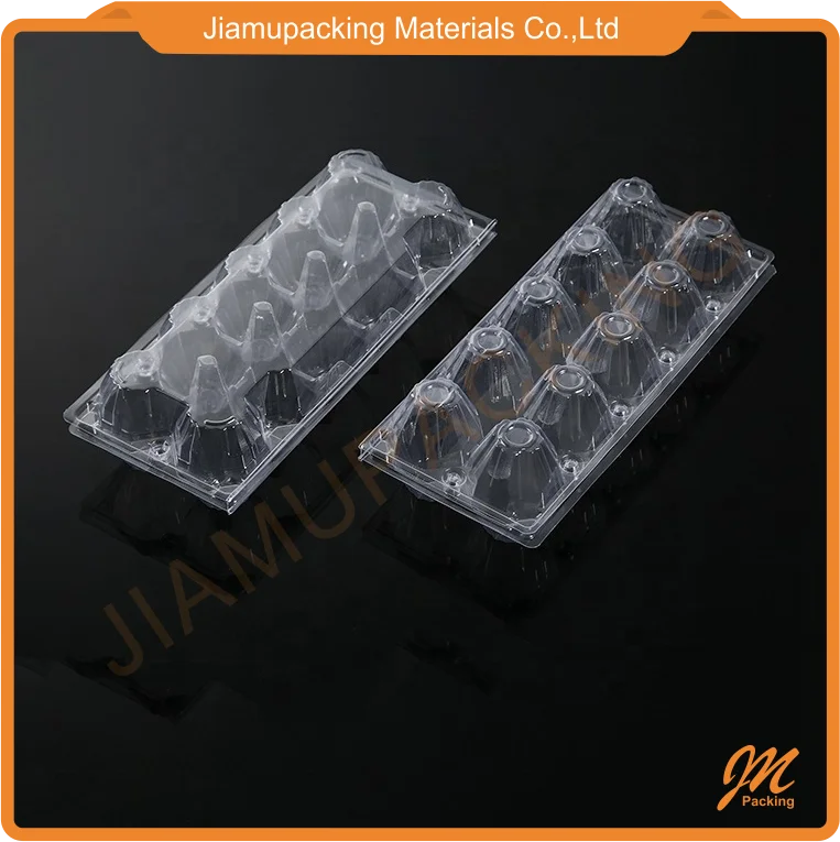 Transparent plastic egg tray mould for display egg and easy to take away