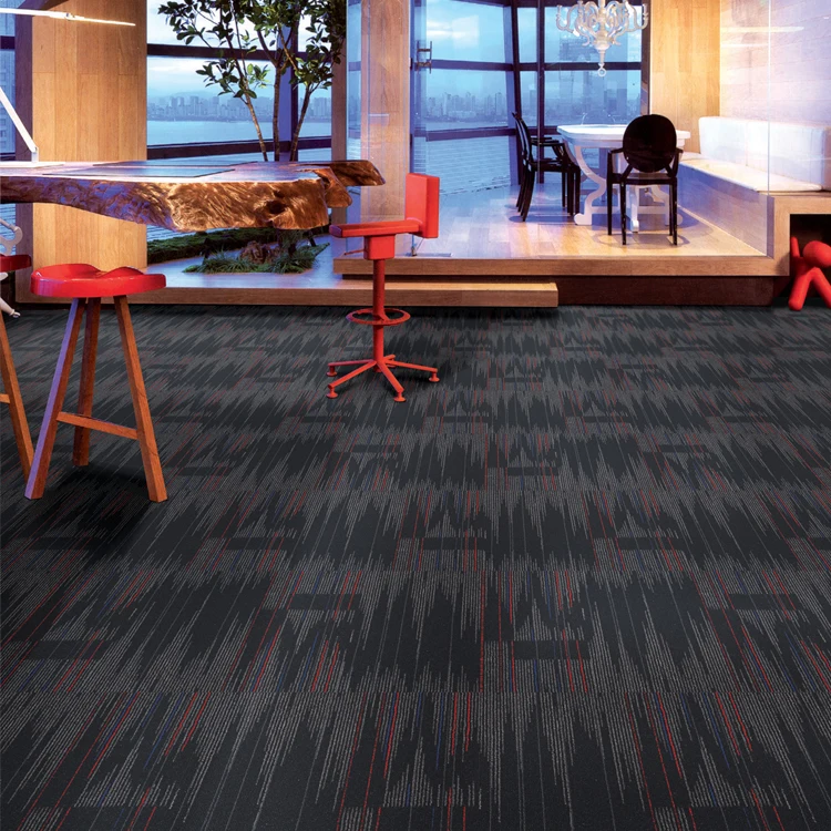 
PVC Backing office user Square Carpet Tiles 