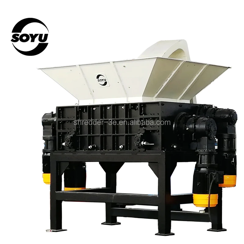 Battery Crusher/recycling Waste Electronic Products Crusher/shredder Plastic Shredder Four Shaft 10000 Max.production Capacity