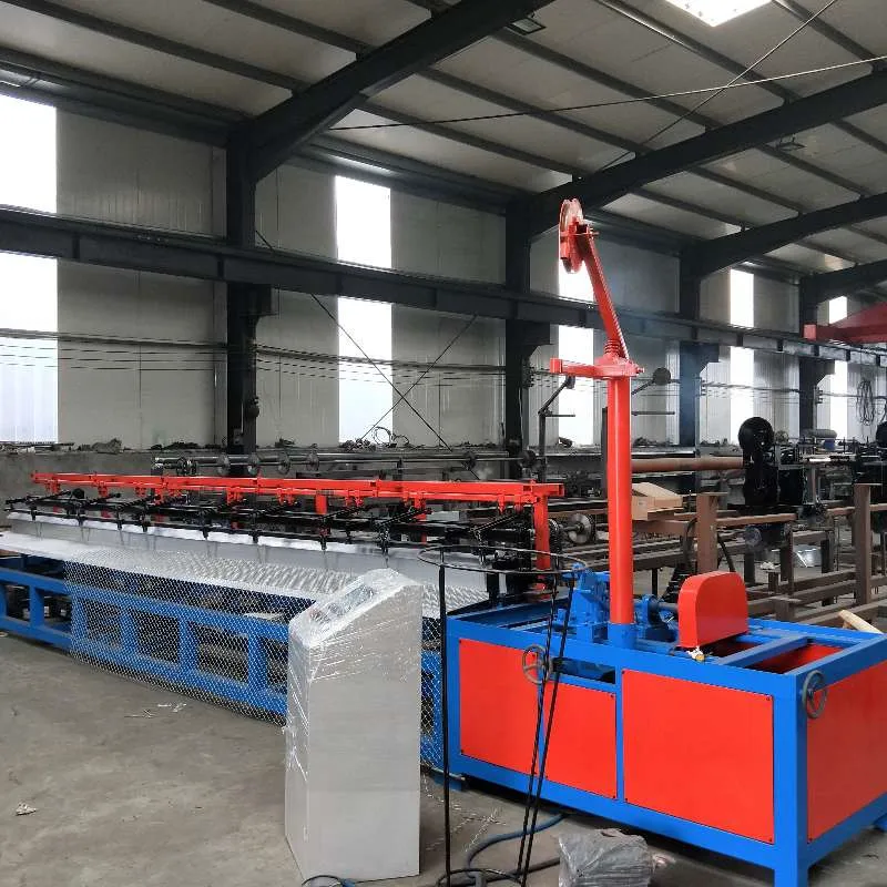 Manual semi-automatic chain link fence machine with high quality