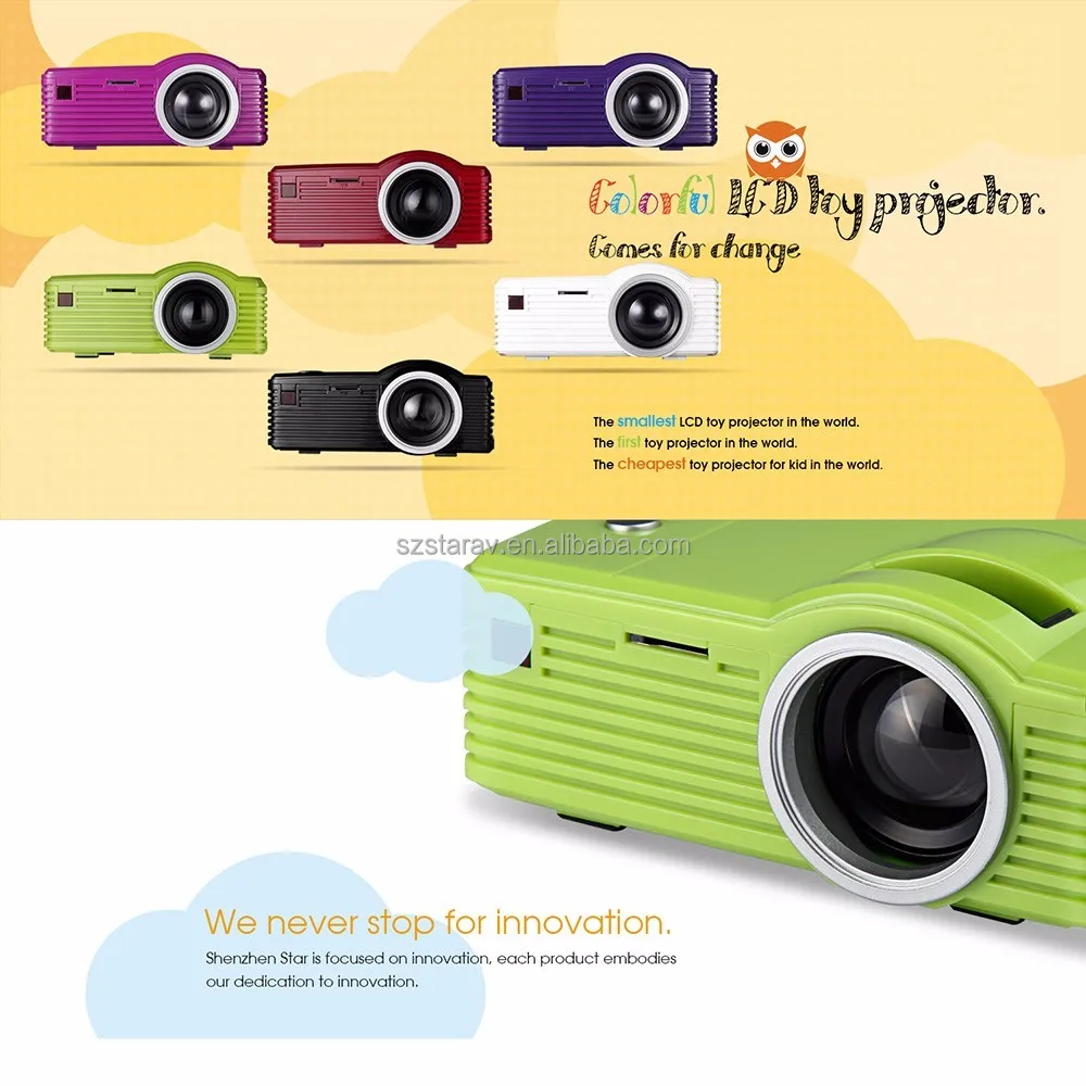 Портативный проектор 500: 1 беспроводной Transmitt для проектора 400 люмен