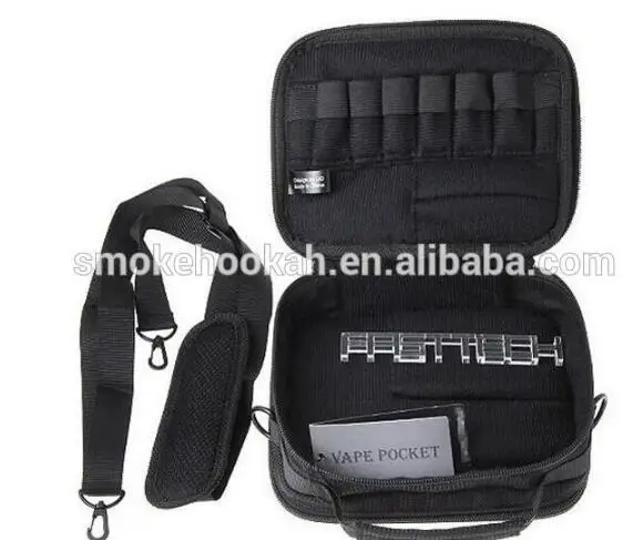 E Cig Tool Kit DIY Bag , OEM/LOGO ecig mod bag vapor carring case /double-deck vape pocket With Good Quality