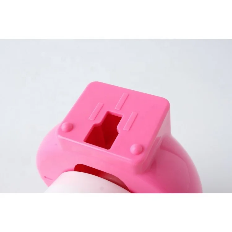 Creative Small Cute Plastic Cartoon Mushroom Children Hand Free Automatic Toothpaste Toothbrush Tube Squeezer Dispenser for Kids