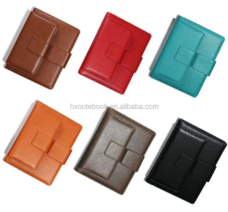 
six loose leaf custom made businesskraft notebook Gold foil logo journal manufacturer 