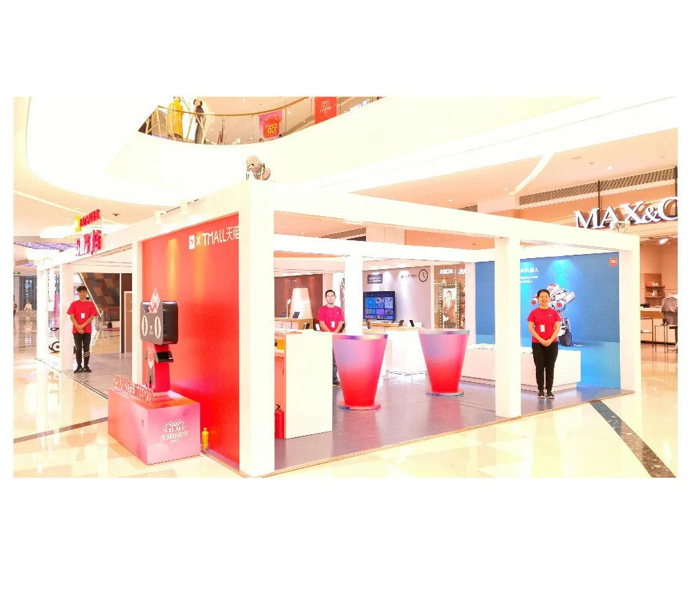 
professional kiosk store fixture display for electronic product 