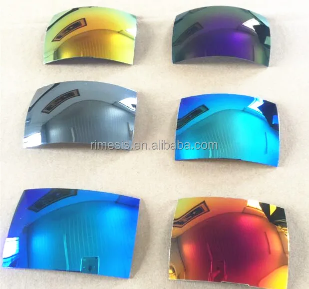 Colorful mirror coating polarized tac lens