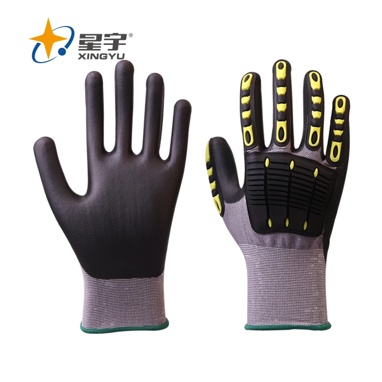 Antivibration Gloves Oil Resistant Armor Gauntlet Xingyu  Impact Resistant Cut Resistant Work Anti Vibration Gloves