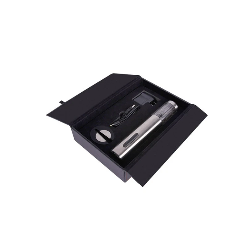 Free sample rechargeable stainless steel electric bottle opener wholesale automatic LED wine bottle corkscrew