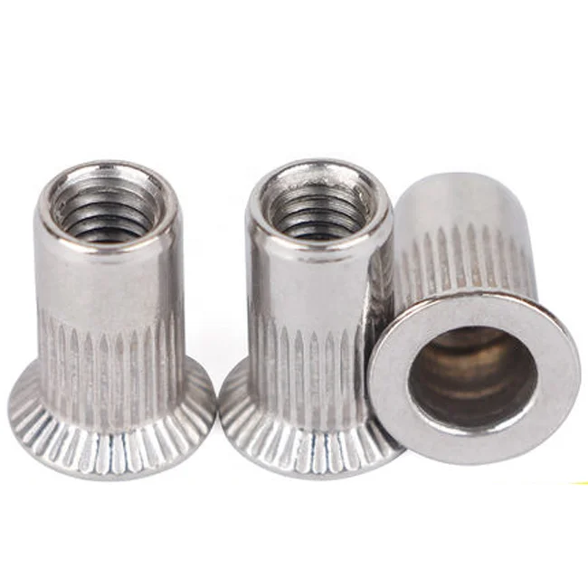 Stainless steel big countersunk flat head open end rivet nut M5 M6 M8 M10