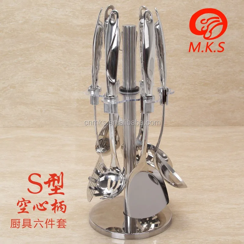 
6 Piece Kitchen Utensil Stainless steel Kitchen Spatula Spoon Tools 
