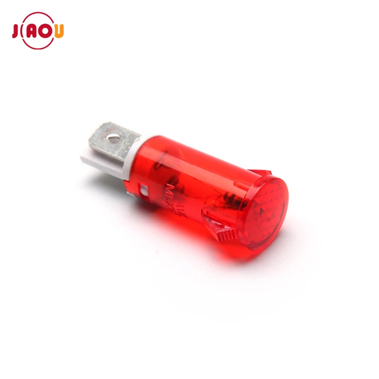 JIAOU MDX-14 Dome 12.5mm Indicator Signal Lamp light 12v 24v 220v Plastic Indicator lamp Light