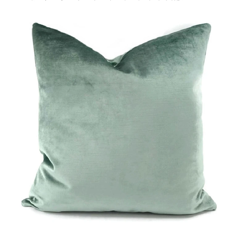 Portable Fashionable 45*45 square outdoor seat cushion velvet car seat cushion pillowcase