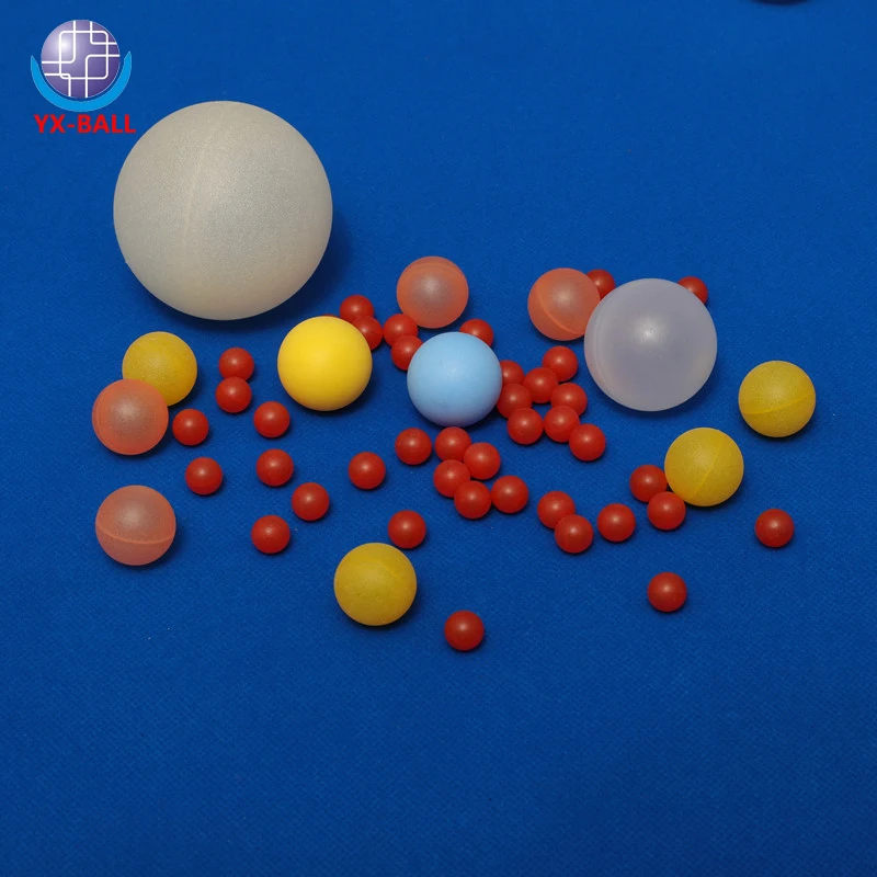 Good quality professional 5mm 8mm 10mm 12mm Red small PP plastic hollow balls